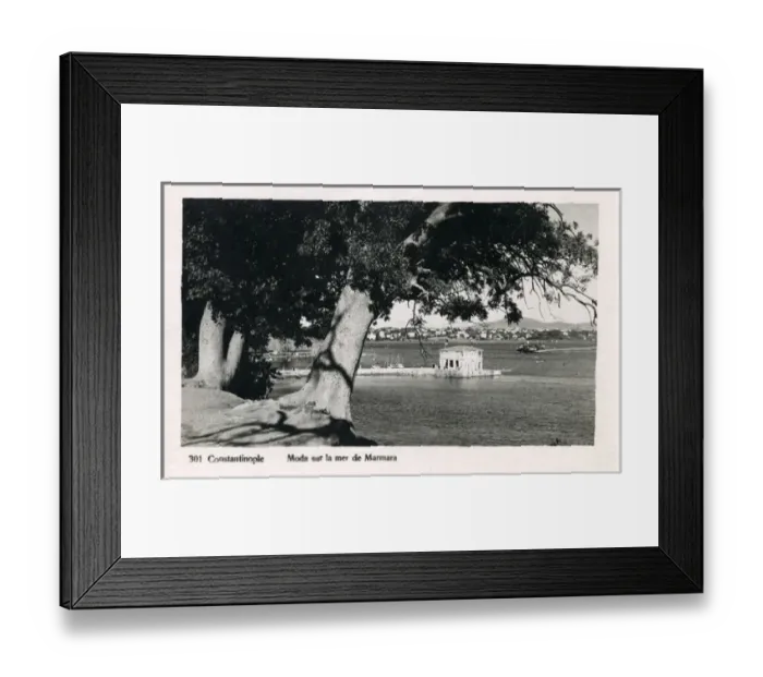 Framed Print : Istanbul, Turkey - View fom Moda on the Sea of Marmara Framed Print : Istanbul, Turkey - View fom Moda on the Sea of Marmara