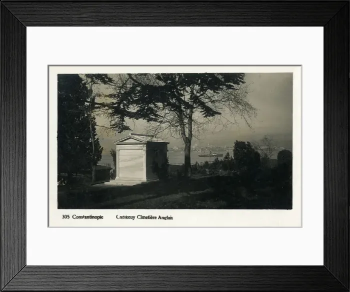 Framed Print : Istanbul, Turkey - Kadikoy - English Cemetery Framed Print : Istanbul, Turkey - Kadikoy - English Cemetery