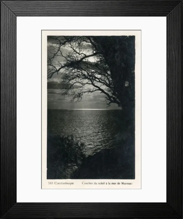Framed Print : Istanbul, Turkey - Sunset on the Sea of Marmara