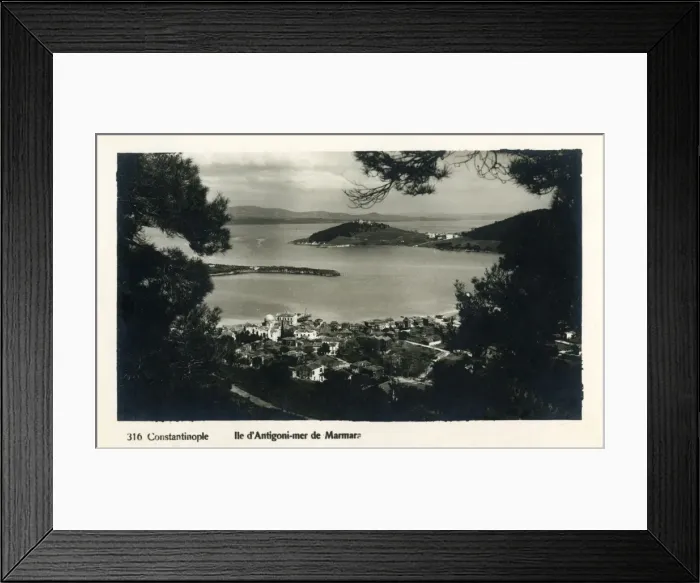 Framed Print : Istanbul, Turkey - Spoon Island and Heybeli Framed Print : Istanbul, Turkey - Spoon Island and Heybeli