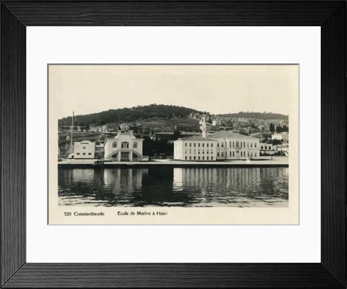 Framed Print : Istanbul, Turkey - Heybeliada (Halki) - Naval War College Framed Print : Istanbul, Turkey - Heybeliada (Halki) - Naval War College