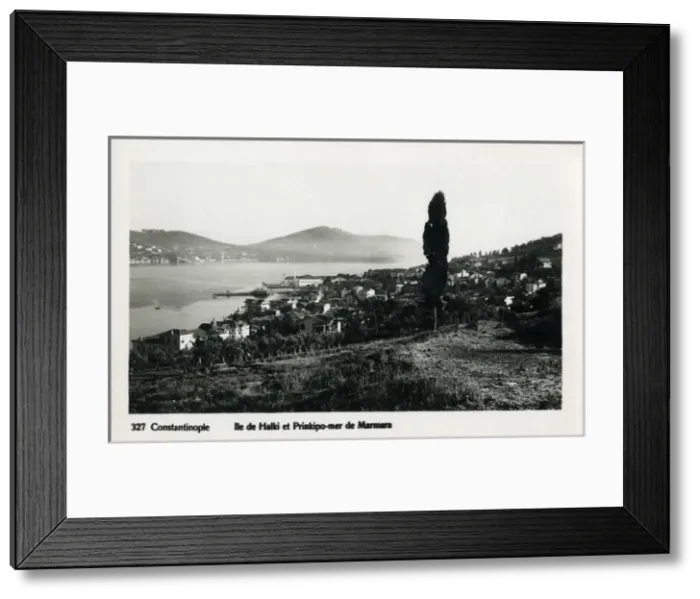 Framed Print : Istanbul, Turkey - Heybeliada (Halki) - General View Framed Print : Istanbul, Turkey - Heybeliada (Halki) - General View