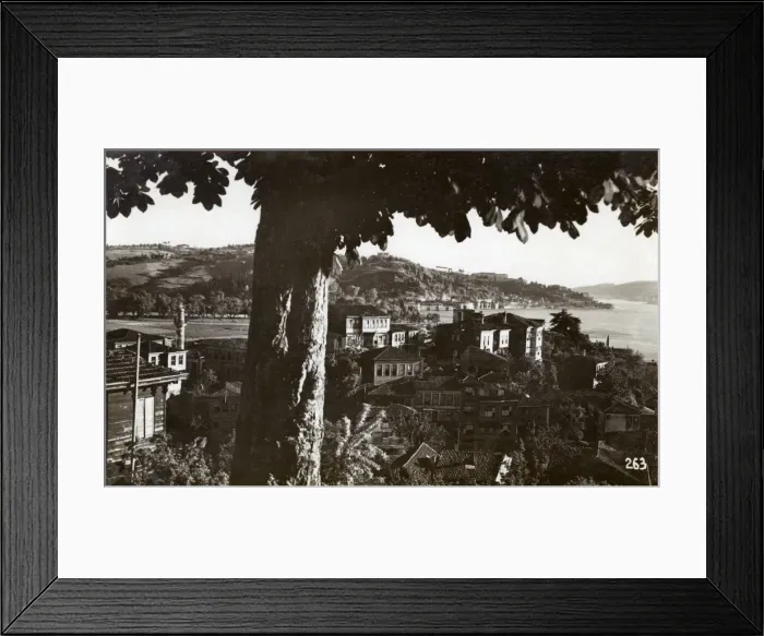 Framed Print : Istanbul, Turkey - View toward the Bosphorus