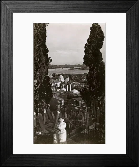 Framed Print : Istanbul, Turkey - Cemetery at Eyub Framed Print : Istanbul, Turkey - Cemetery at Eyub