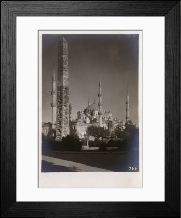 Framed Print : Istanbul - Walled Obelisk and Sultanahmet Mosque Framed Print : Istanbul - Walled Obelisk and Sultanahmet Mosque