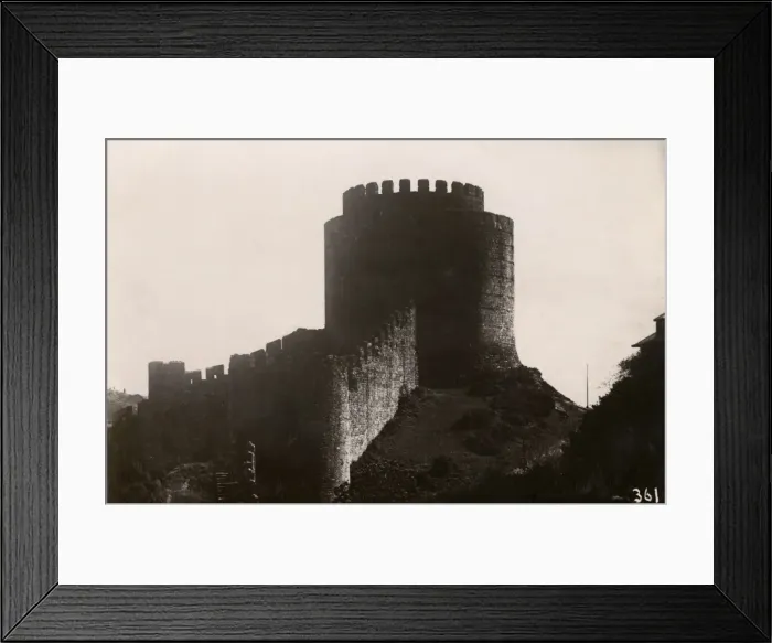 Framed Print : Istanbul, Turkey - A Tower of the Roumeli Hisari Framed Print : Istanbul, Turkey - A Tower of the Roumeli Hisari