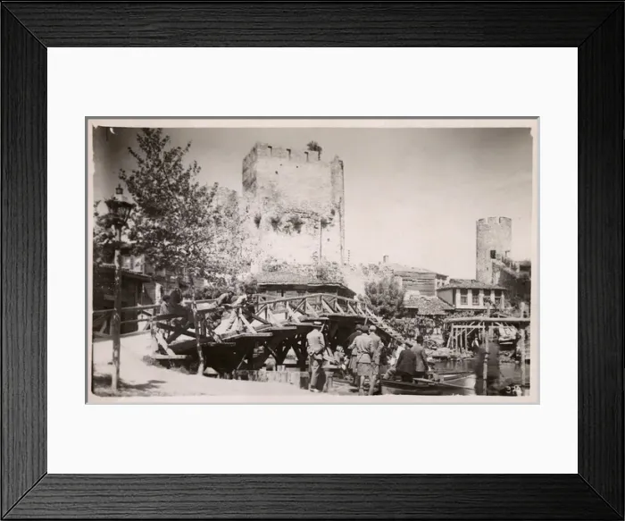 Framed Print : Istanbul, Turkey - Anadolu Hisari and Bridge over Goksu Framed Print : Istanbul, Turkey - Anadolu Hisari and Bridge over Goksu