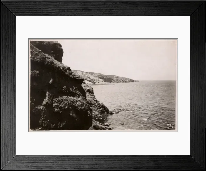 Framed Print : Istanbul, Turkey - Cliffs at the exit of the Bosphorus Framed Print : Istanbul, Turkey - Cliffs at the exit of the Bosphorus