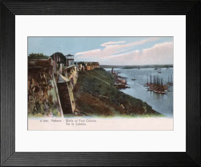 Framed Print : Cuba - Walls of Fort Havana, Havana Framed Print : Cuba - Walls of Fort Havana, Havana