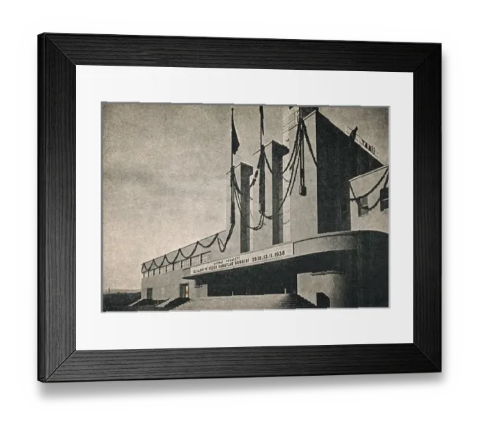 Framed Print : New Exhibition Palace at Ankara, Turkey Framed Print : New Exhibition Palace at Ankara, Turkey