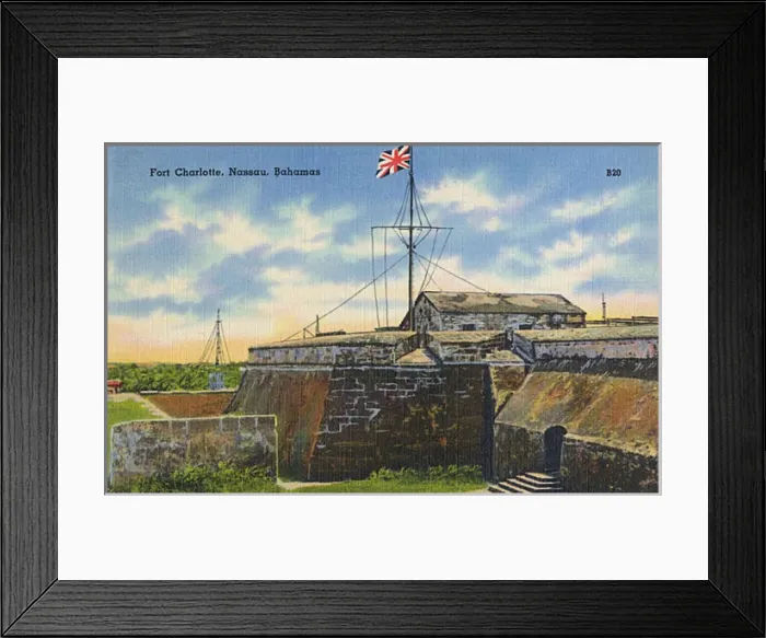 Framed Print : Fort Charlotte, Nassau, The Bahamas Framed Print : Fort Charlotte, Nassau, The Bahamas