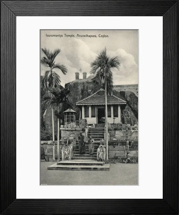 Framed Print : Sri Lanka - Isurumuniya Temple, Anuradhapura Framed Print : Sri Lanka - Isurumuniya Temple, Anuradhapura