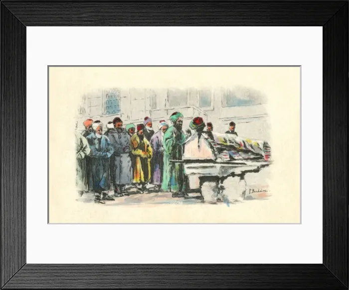 Framed Print : Sheikh of a Dervish order at the tomb of a Sufi Saint Framed Print : Sheikh of a Dervish order at the tomb of a Sufi Saint