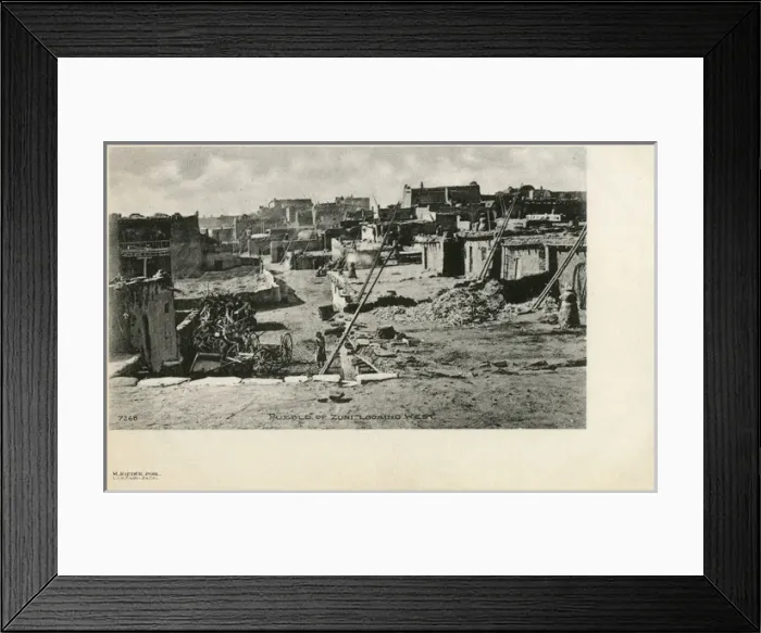 Framed Print : New Mexico, USA - A Zuni Pueblo Framed Print : New Mexico, USA - A Zuni Pueblo