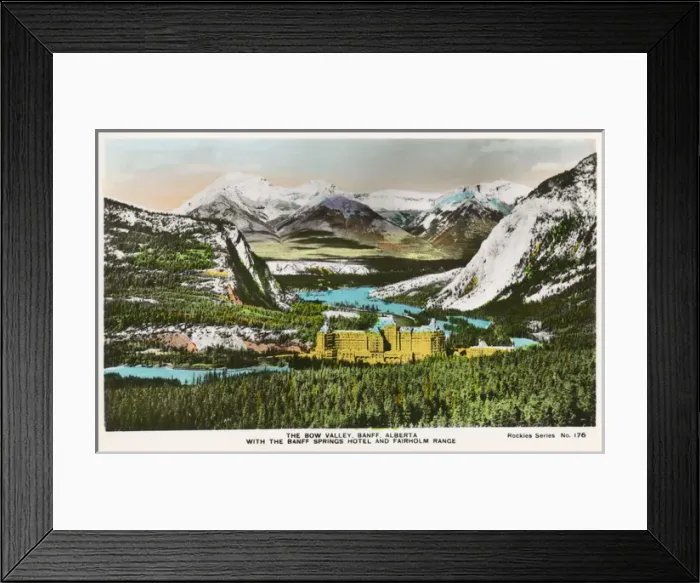 Framed Print : Banff Springs Hotel - Bow Valley, Canada Framed Print : Banff Springs Hotel - Bow Valley, Canada