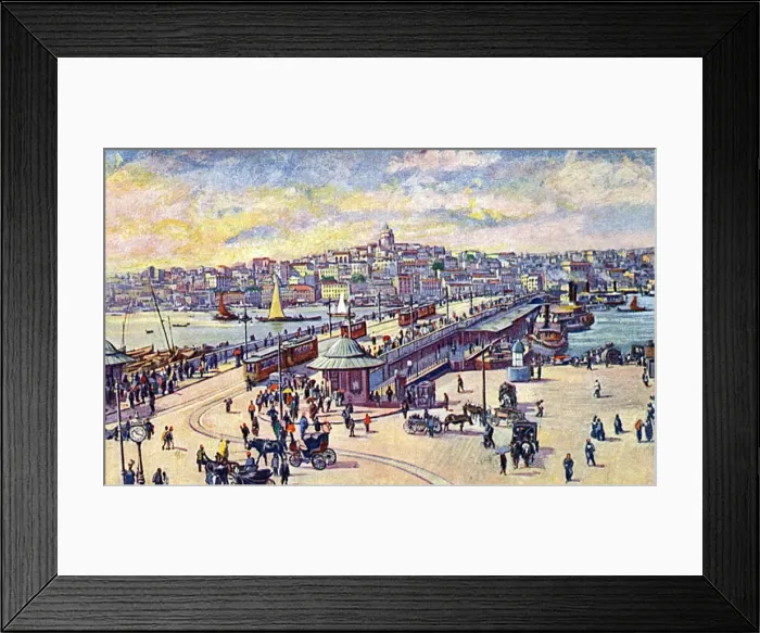 Framed Print : Galata Bridge, Istanbul, Turkey Framed Print : Galata Bridge, Istanbul, Turkey