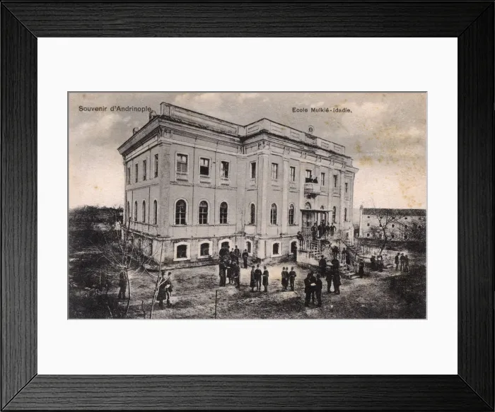 Framed Print : Edirne, Turkey - The High School for Civil Servants Framed Print : Edirne, Turkey - The High School for Civil Servants