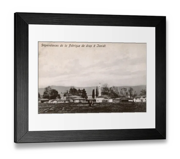 Framed Print : Paper Factory at Izmit, Turkey