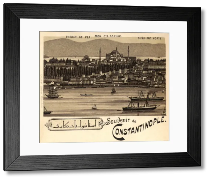 Framed Print : Istanbul, Turkey - View across Golden Horn Framed Print : Istanbul, Turkey - View across Golden Horn