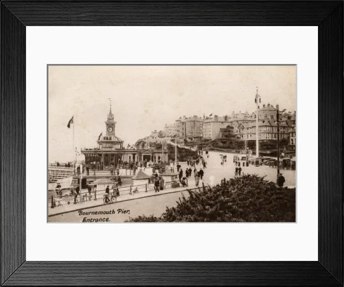 Framed Print : Bournemouth Pier - The entrance Framed Print : Bournemouth Pier - The entrance