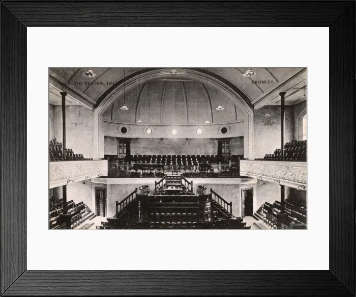 Framed Print : The Central Hall, Bromley, Greater London Framed Print : The Central Hall, Bromley, Greater London