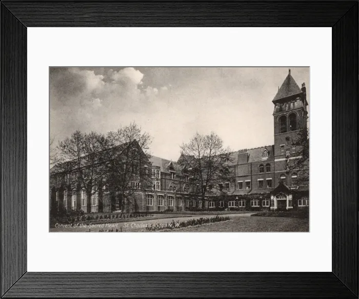 Framed Print : St Charles Square, W1, London - Convent of the Sacred Heart Framed Print : St Charles Square, W1, London - Convent of the Sacred Heart