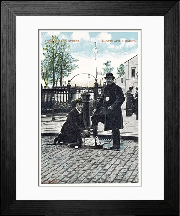 Framed Print : Shoeblack & Cabby Framed Print : Shoeblack & Cabby