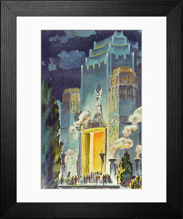 Framed Print : Golden Gate Internaional Exposition - San Francisco, USA Framed Print : Golden Gate Internaional Exposition - San Francisco, USA