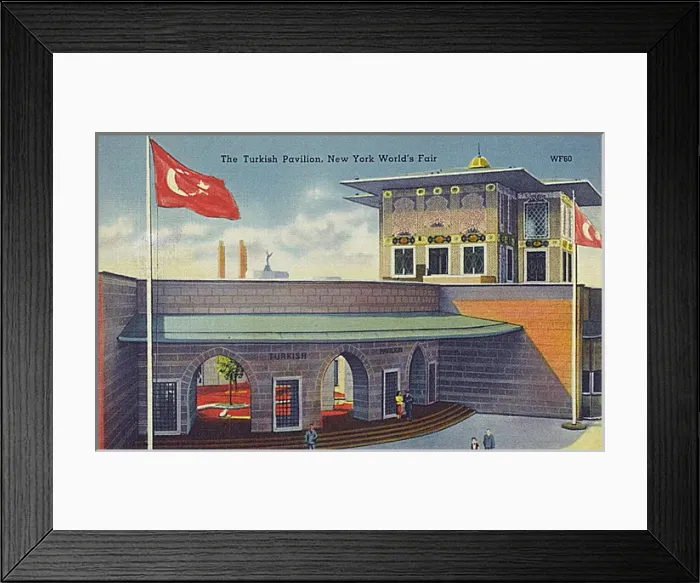 Framed Print : New York Worlds Fair - The Turkish Pavilion Framed Print : New York Worlds Fair - The Turkish Pavilion
