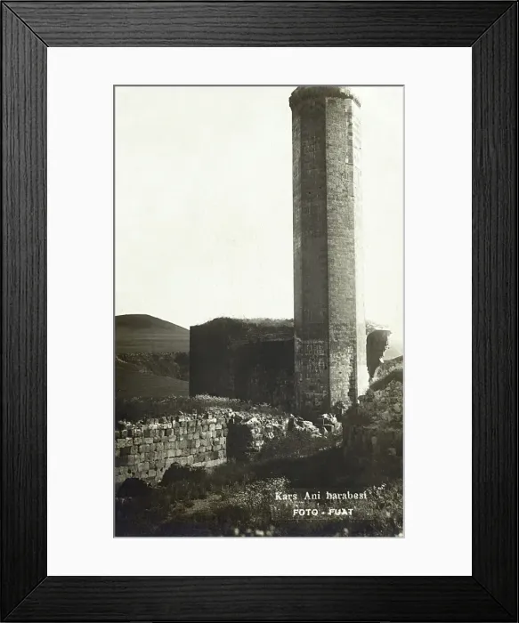 Framed Print : Ruins of Ani - Turkey - Minaret of Manuchihir Mosque Framed Print : Ruins of Ani - Turkey - Minaret of Manuchihir Mosque