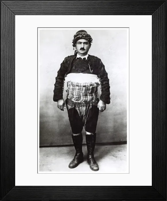 Framed Print : Turkey - Member of the Efes Militia in Aydin Framed Print : Turkey - Member of the Efes Militia in Aydin