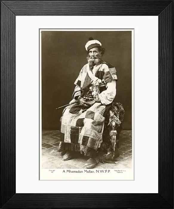 Framed Print : NWFP - A Mohammedan mullah Framed Print : NWFP - A Mohammedan mullah