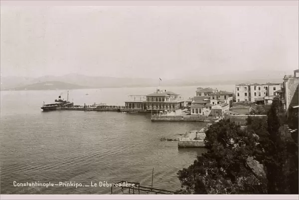 The Ferry Port at Prinkipo - Constantinople, Turkey