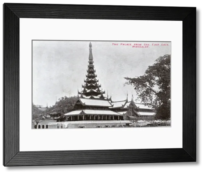 Framed Print : Royal Palace in Mandalay, Myanmar Framed Print : Royal Palace in Mandalay, Myanmar