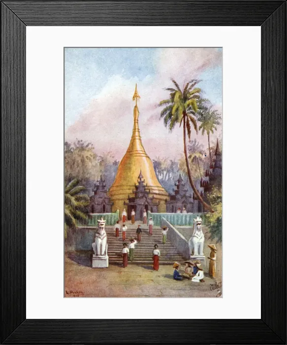 Framed Print : Royal Palace in Mandalay, Myanmar Framed Print : Royal Palace in Mandalay, Myanmar