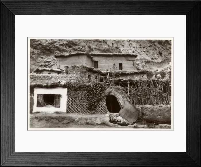 Framed Print : Morocco - Asni - Berber Village of mudbrick houses Framed Print : Morocco - Asni - Berber Village of mudbrick houses