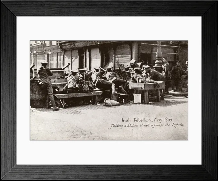 Framed Print : The Easter Rising - Dublin, Ireland Framed Print : The Easter Rising - Dublin, Ireland