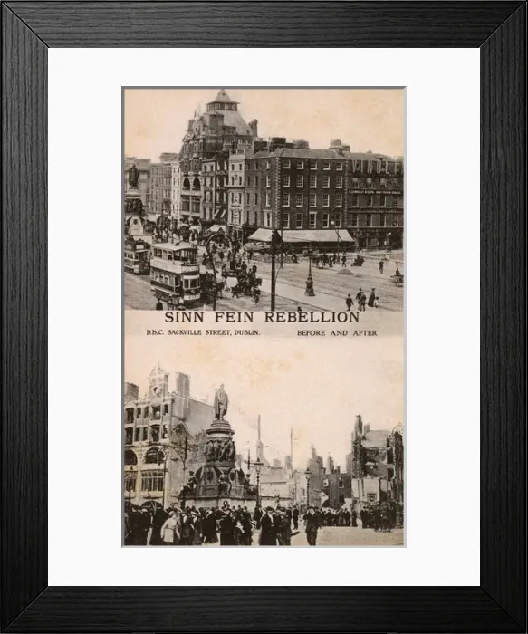 Framed Print : The Easter Rising - Dublin, Ireland Framed Print : The Easter Rising - Dublin, Ireland