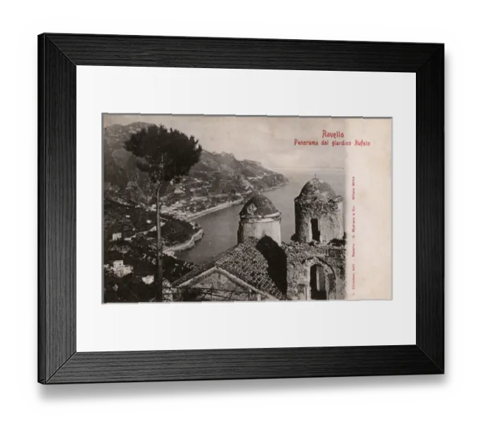 Framed Print : Ravello - Italy - View from the Rufolo Garden Framed Print : Ravello - Italy - View from the Rufolo Garden