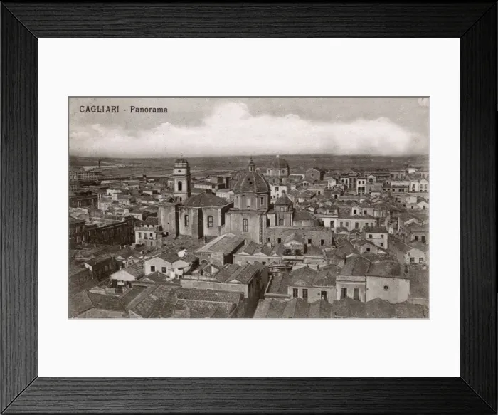 Framed Print : Cagliari, Sardinia, Italy - Rooftop Panorama Framed Print : Cagliari, Sardinia, Italy - Rooftop Panorama