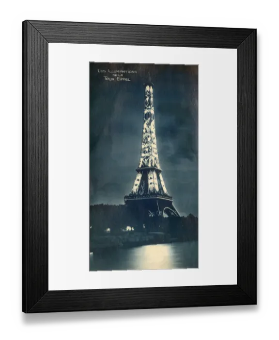 Framed Print : Eiffel Tower, Paris, France - Night Illuminations Framed Print : Eiffel Tower, Paris, France - Night Illuminations