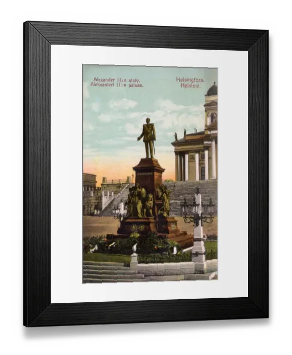 Framed Print : Statue of Alexander II - Helsinki, Finland Framed Print : Statue of Alexander II - Helsinki, Finland