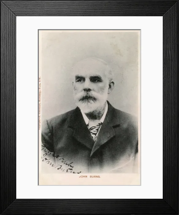 Framed Print : John Elliott Burns - Radical Politician Framed Print : John Elliott Burns - Radical Politician