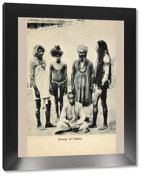A Group of Hindu Indian Fakirs