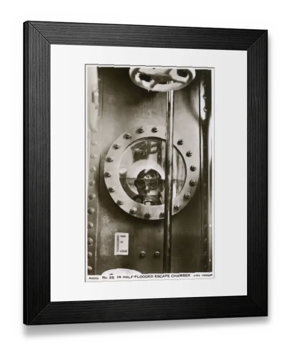 Framed Print : Submarine training at HMS Vernon - Escape Chamber Framed Print : Submarine training at HMS Vernon - Escape Chamber