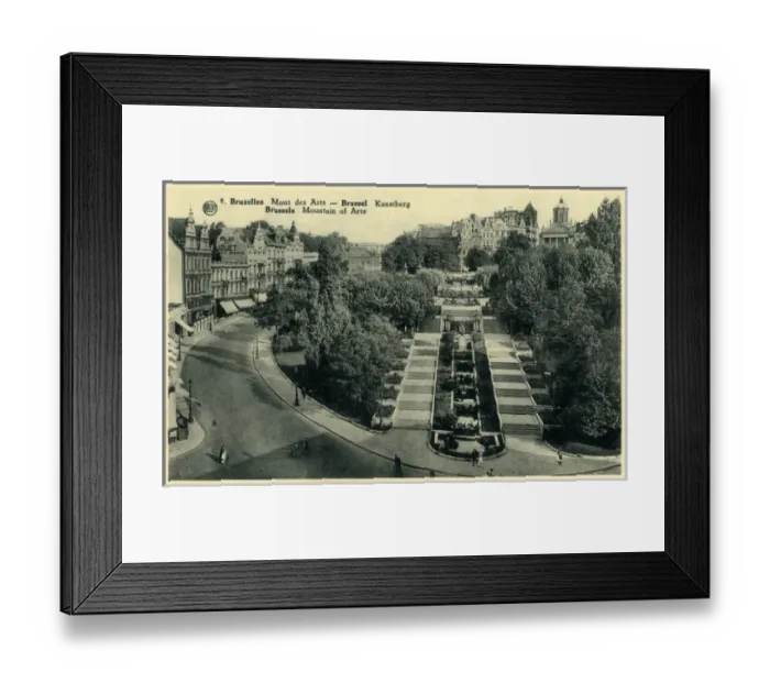 Framed Print : Mont des Arts - Brussels, Belgium Framed Print : Mont des Arts - Brussels, Belgium