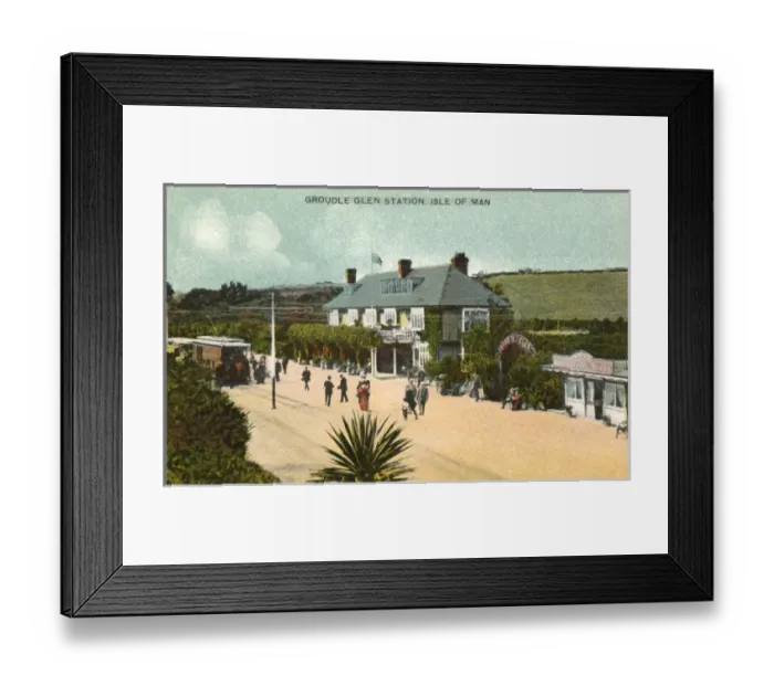 Framed Print : Groudle Glen Station - Isle of Man Framed Print : Groudle Glen Station - Isle of Man