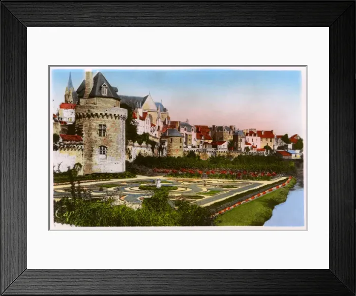 Framed Print : The New Gardens at Vannes, France Framed Print : The New Gardens at Vannes, France