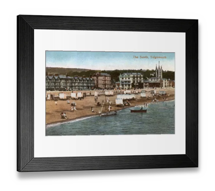 Framed Print : The beach, Teignmouth, Devon, England Framed Print : The beach, Teignmouth, Devon, England
