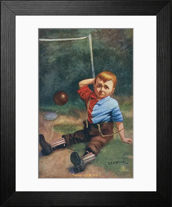 Framed Print : Hard Luck Sir - Young lad lets in a goal Framed Print : Hard Luck Sir - Young lad lets in a goal